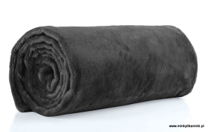 OUTLET Gładki Grafit / Smoked Pearl 85x150cm