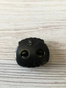 Stoper plastikowy podwójny czarny 130 15mm