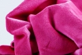 Minky Gładkie Polar 380g Fuksja / Fuchsia, pluszowa gładka dzianina poliestrowa, Smooth Minky, kolor fuksja
