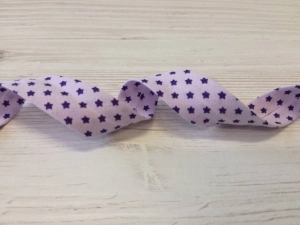 Lamówka Fioletowe Gwiazdki na Lawendzie nr 174