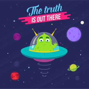Poliester 50x50  UFO limonka