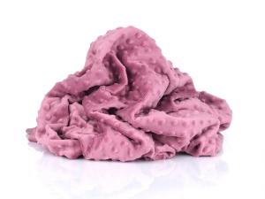 Minky Polar 380g Śliwka / Foxglove , pluszowa dzianina poliestrowa, odcień śliwkowy
