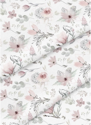 Dzianina Pastelowe Magnolie
