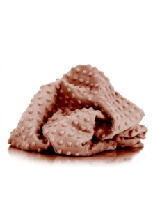 Minky Polar 380g Mocha Mousse, pluszowa dzianina poliestrowa, odcień orzechowy