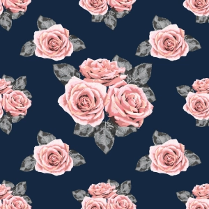 Tkanina Bawełniana Premium Vintage Rose