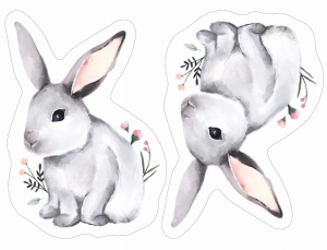 Maskotka  Królik na łące / Meadow Bunnie