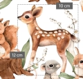 Forest Deer and Hedgehog