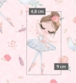 Tkanina Bawełniana Premium  Dancing Ballerina