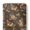 Tkanina Bawełniana Premium  Moon Fox on brown