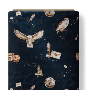 Tkanina Bawełniana Premium Magiczna Sowa / Magic Owl