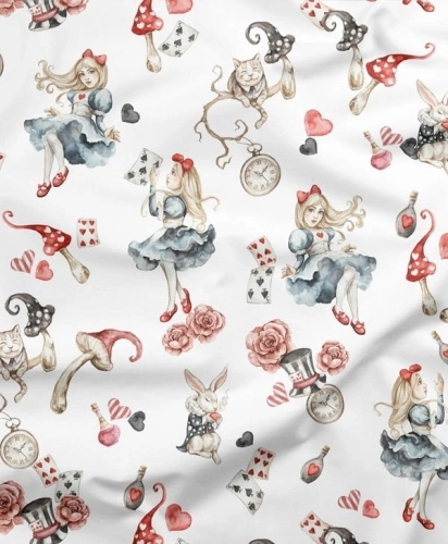 Bawełna Alicja w krainie czarów / Alice in Wonderland