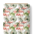 Flamingos in Leaves