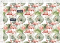 Flamingos in Leaves