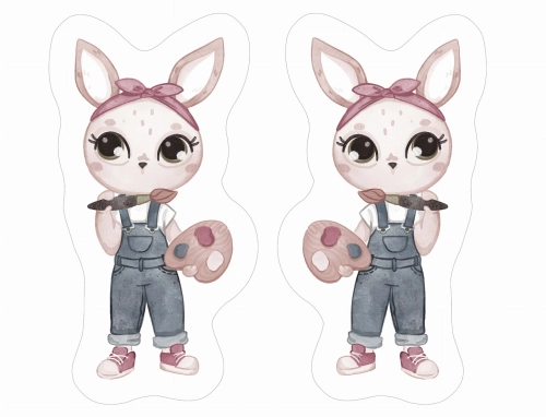 Maskotka Artist Bunny