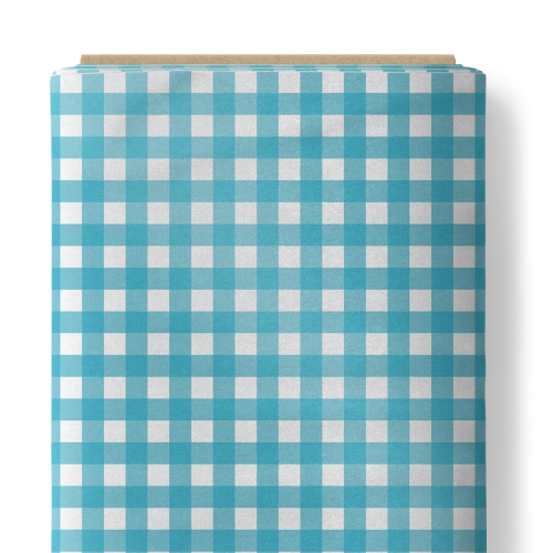 Bawełna Kratka Niebieska / Blue Checkered