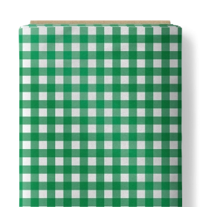 Bawełna  Zielona Kratka / Green Checkered Cotton