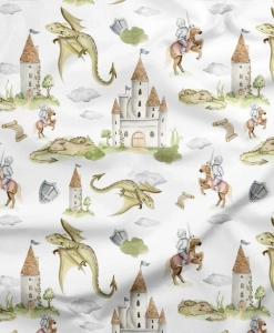 Bawełna Smoki / Dragons