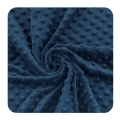 Minky Polar 380g Navy / Poseidon, pluszowa dzianina poliestrowa, kolor granatowy