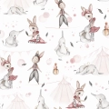 Tkanina Bawełniana Królik i Słoń / Rabbit and Elephant
