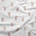Dzianina dresowa White Fairy Mouse