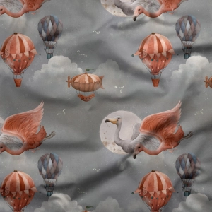 Bawełna Magic Flamingos