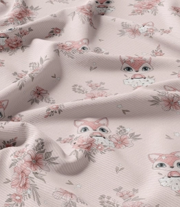 Rib Knit Jersey Fairy Fox