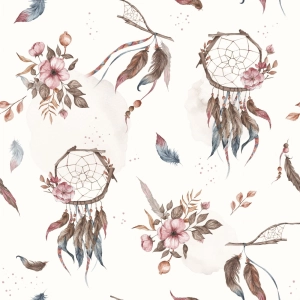 Bawełna Premium  Dreamcatcher Cream