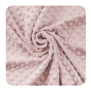Minky Polar 380g Sepia Rose, pluszowa dzianina poliestrowa, odcień pastelowy róż 