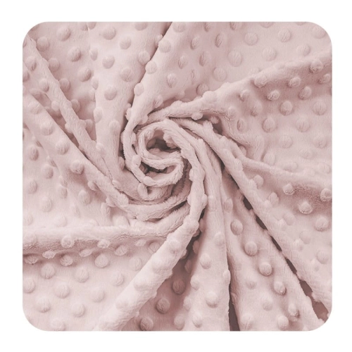 Minky Polar 380g Sepia Rose, pluszowa dzianina poliestrowa, odcień pastelowy róż