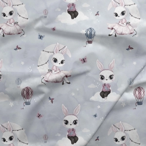 Poliester Wodoodporny Bunny Moon