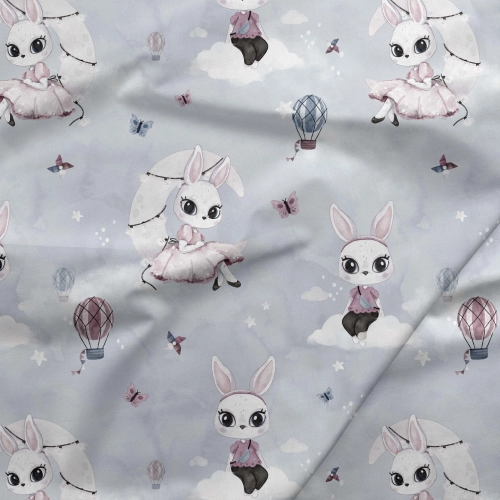 Poliester Wodoodporny Bunny Moon
