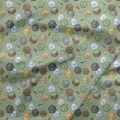 Tkanina Bawełniana Premium World of Blocks Green / PoD