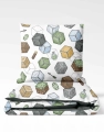 Tkanina Bawełniana Premium World of Blocks White