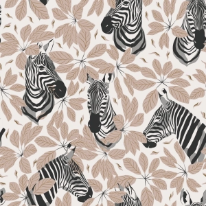 Drukowana Dzianina Dresowa Zebra
