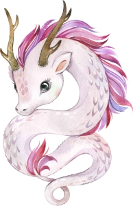 Maskotka Purple Dragon, welurowy panel na maskotkę, panel na poduszkę