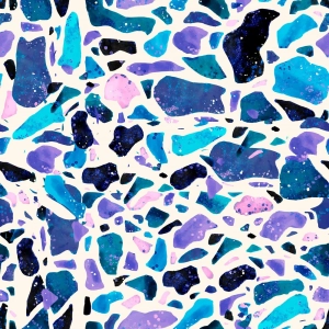 Drukowane Minky Gładkie Polar 380g Kolorowe Łaty, pluszowa gładka dzianina poliestrowa, Printed Smooth Minky,  Colorful Patches