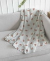 Drukowany Muślin Bawełniany Hello Fox, Double Gauze, Printed Cotton Muslin