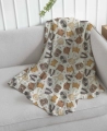 Drukowany Muślin Bawełniany Forest Heads, Double Gauze, Printed Cotton Muslin