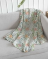 Drukowany Muślin BawełnianyRóżany Ogród, Double Gauze, Printed Cotton Muslin