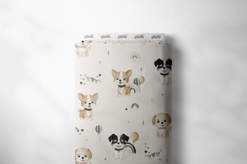 Puppies on beige, dogs, small dogs