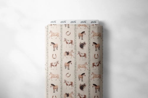 horses on beige
