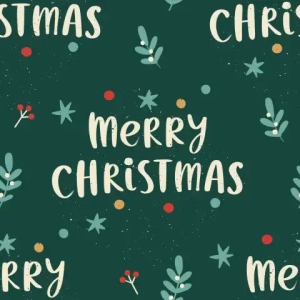 Merry Christmas Green
