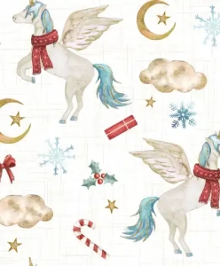 Christmas Unicorn Winter 