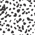 Drukowane Minky Gładkie Polar 380g Dalmatyńczyk Cętki 2, pluszowa gładka dzianina poliestrowa, Printed Smooth Minky, Spotted Dalmatian 2
