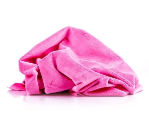 Minky Gładkie Polar 380g Róż / Azalea Pink, pluszowa gładka dzianina poliestrowa, Smooth Minky, kolor różowy