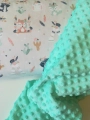 Tkanina Bawełniana Premium Leśne Zwierzaki Boho