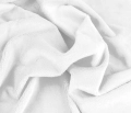 Minky Gładkie Polar 380g Biały / White, pluszowa gładka dzianina poliestrowa, Smooth Minky, kolor biały