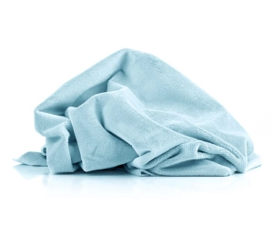 Minky Gładkie Polar 380g Błękit / Baby Blue, pluszowa gładka dzianina poliestrowa, Smooth Minky, kolor jasny błękit