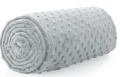 Minky Polar 380g Jasny Szary / Glacier Gray, pluszowa dzianina poliestrowa, kolor jasnoszary