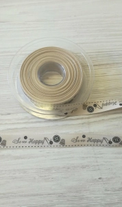 Tasiemka Rypsowa Sew Happy Krem 15mm